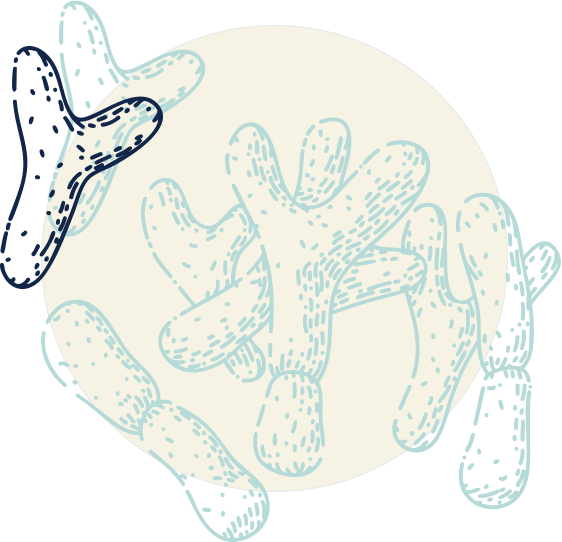 Artist’s 3D interpretation of an antibody-based therapy developed to address an evolving viral threat